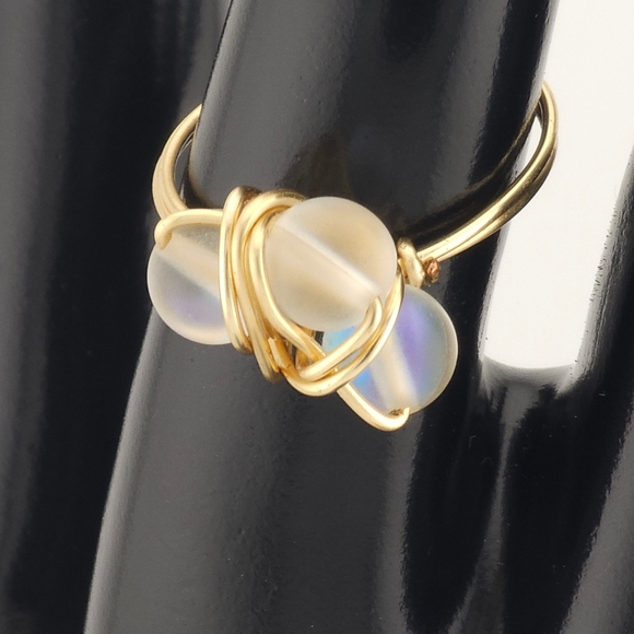 TheHappyJewelryCo. Jewelry - Handmade Gorgeous👑'Sirens' Enchantment Ring'🧜🏾‍♀️🧜🏽🧜🏼‍♀️✨